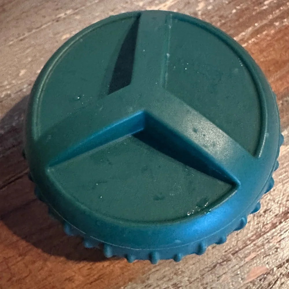 Dog treat dispenser ball